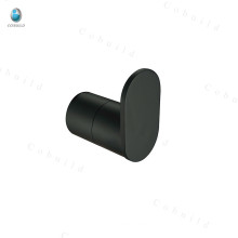 Minimalismo negro durable gancho de la toalla de acero inoxidable baño robe gancho